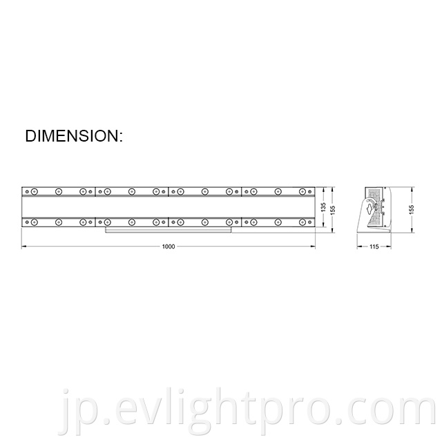 Ev M120 Dimension